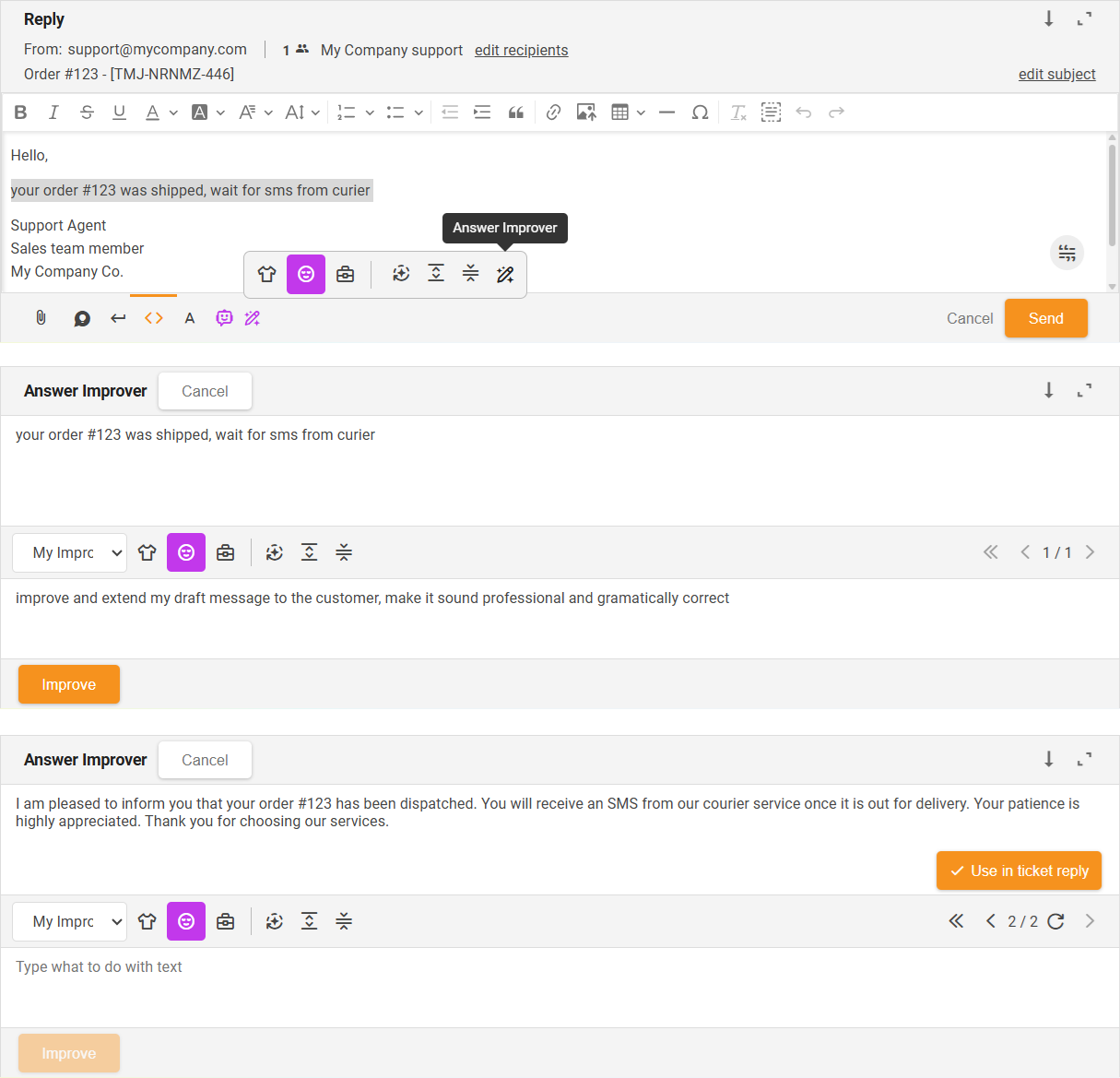 LiveAgent AI vestlusrobot