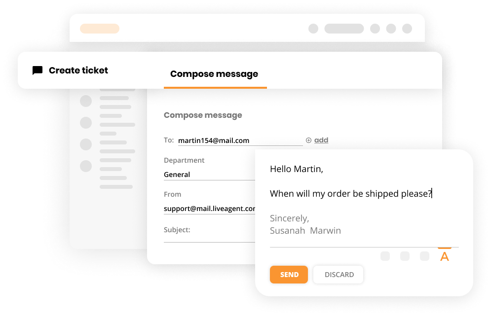 Pileti loomine abiteenuse tarkvara