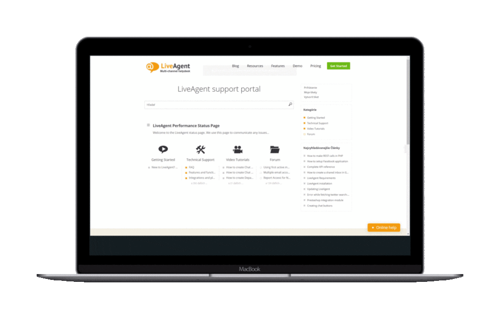 Teadmistebaasi kujundused LiveAgent