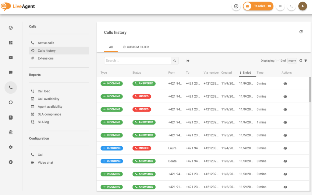 Kõnekeskuse haldus - kõne ajalugu