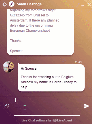 Otsevestluse tarkvara LiveAgenti poolt