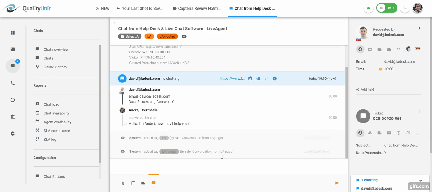 Reaalajas kirjutamise vaade