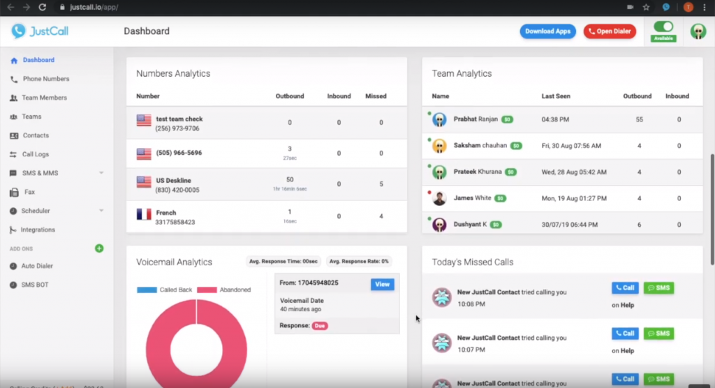 JustCalli armatuurlaud