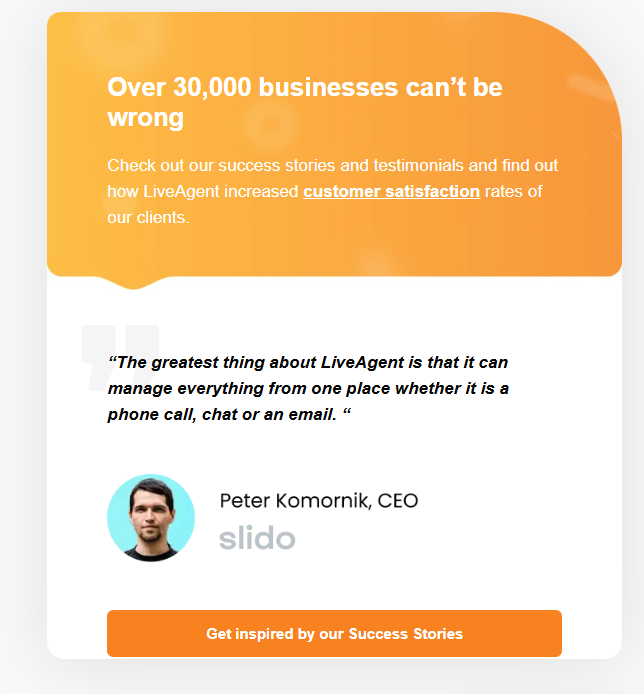 Miks ettevõtted usaldavad LiveAgenti