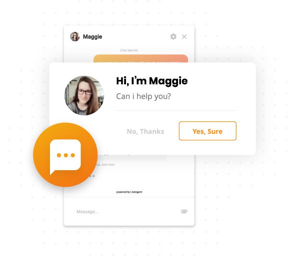Proaktiivne vestluse kutse LiveAgent'i poolt