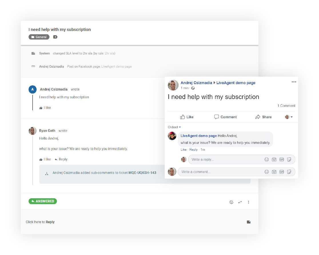 Sotsiaalmeedia klienditeenindus Facebookis