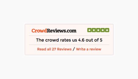 Crowd Reviews hinnang 4,6 5-st