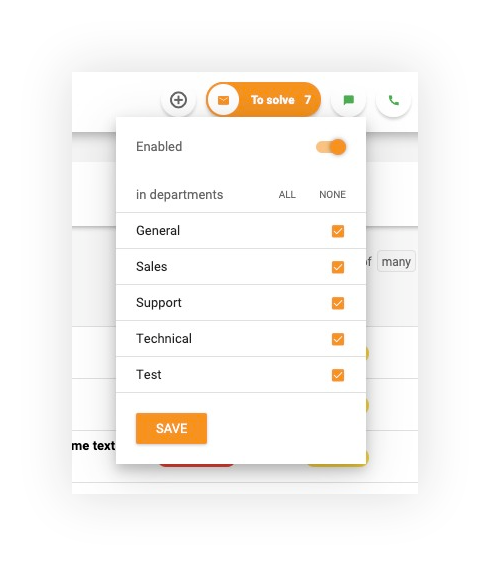 LiveAgent - Automatiseeritud piletite jaotus