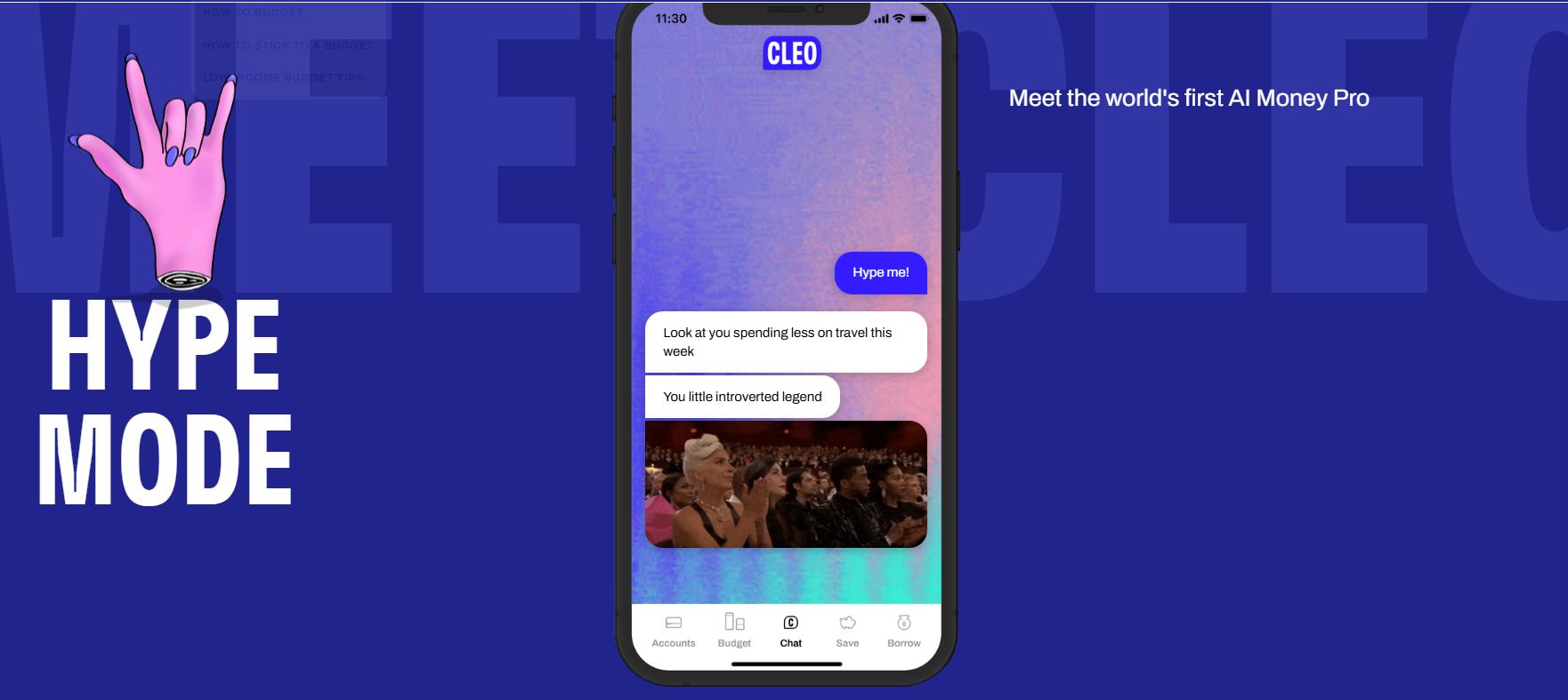 Cleo Financial AI Assistant - vestluse ülevaade