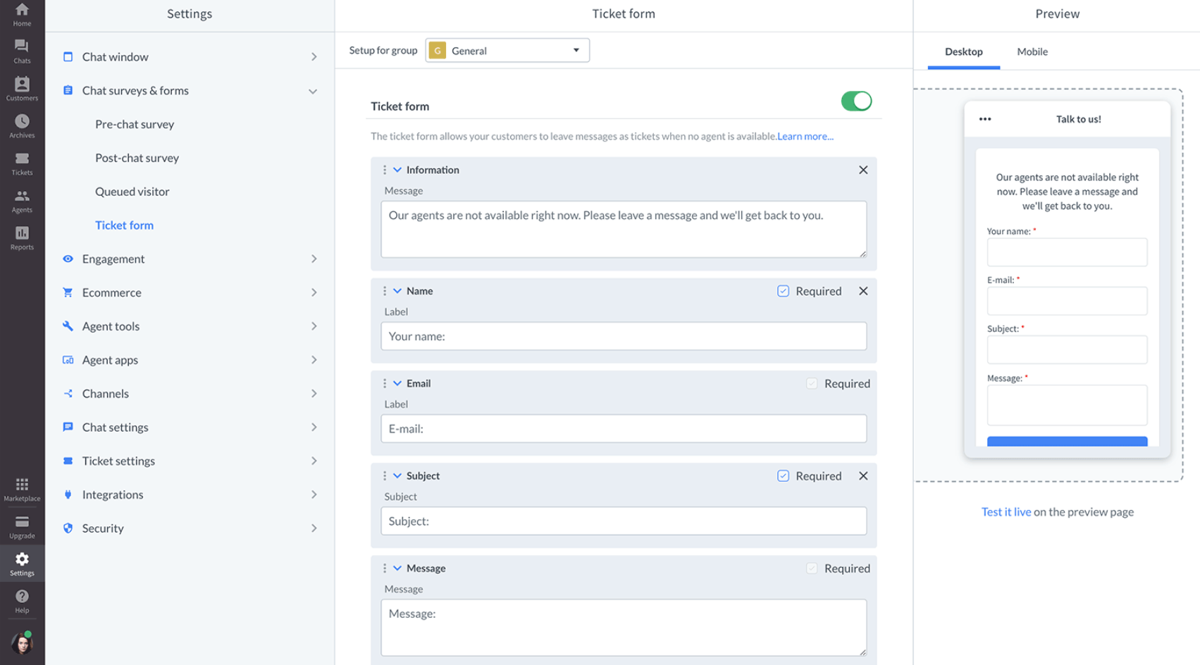LiveAgenti omnikanaali ülevaade