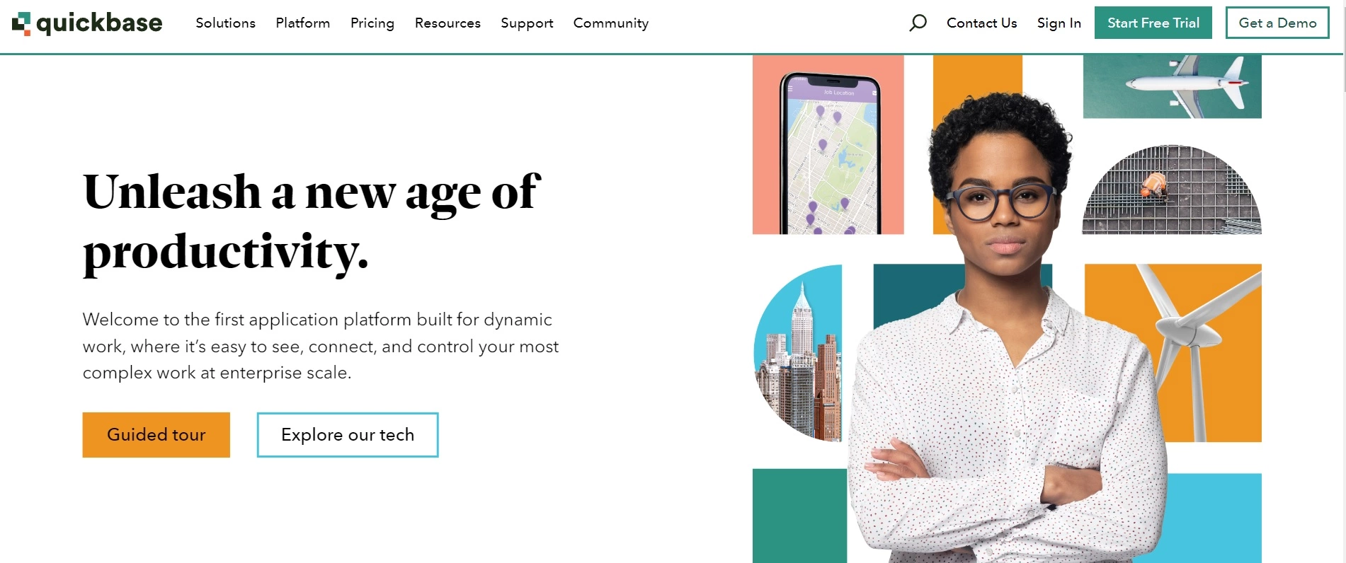 Quickbase koduleht - ühendage ja kontrollige oma keerulisi projekte ilma kodeerimiskogemuseta