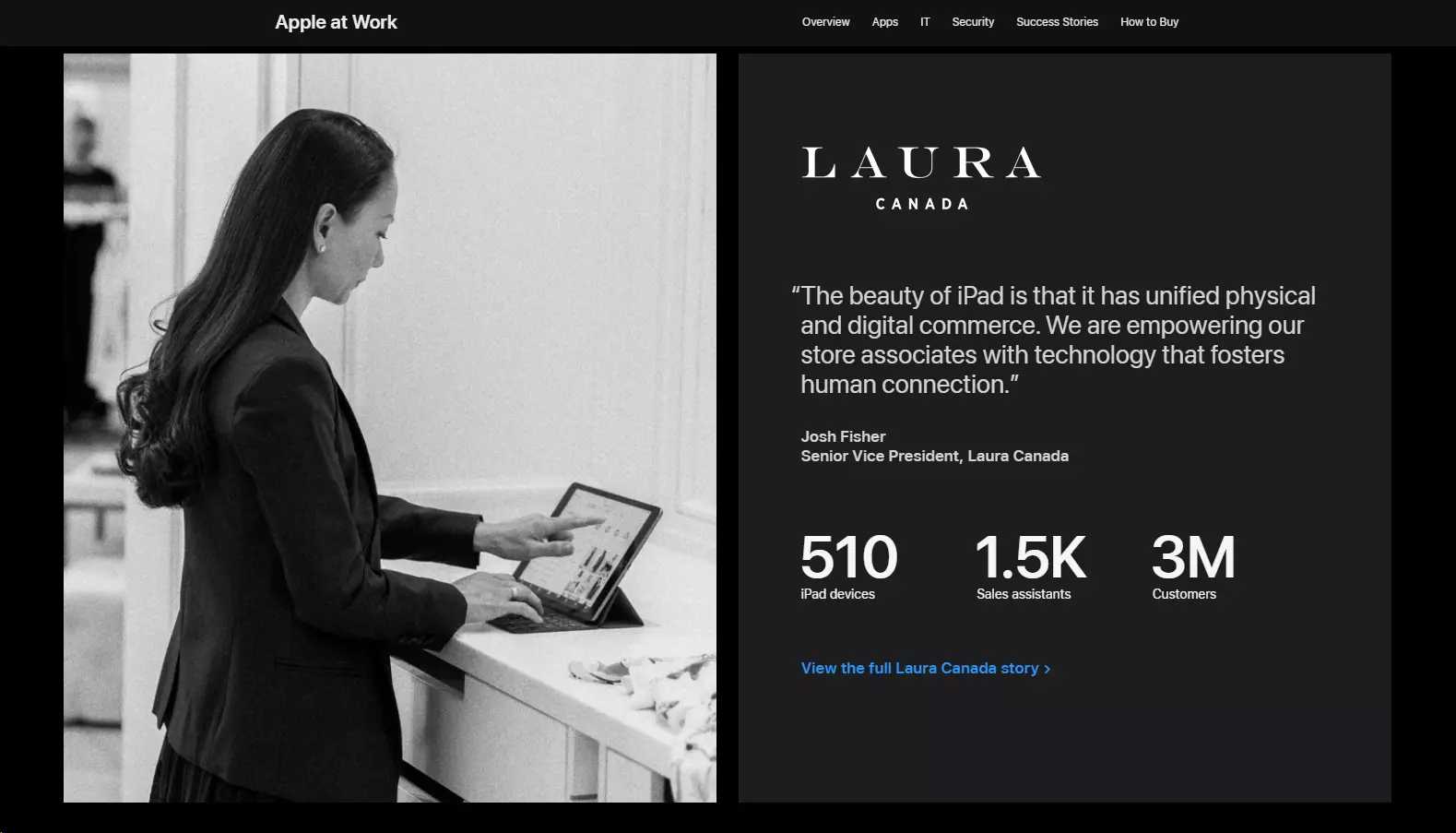 Apple järgib oma klienditeeninduse eesmärke, pakkudes kõrge kvaliteediga tooteid ja personaliseeritud lahendusi