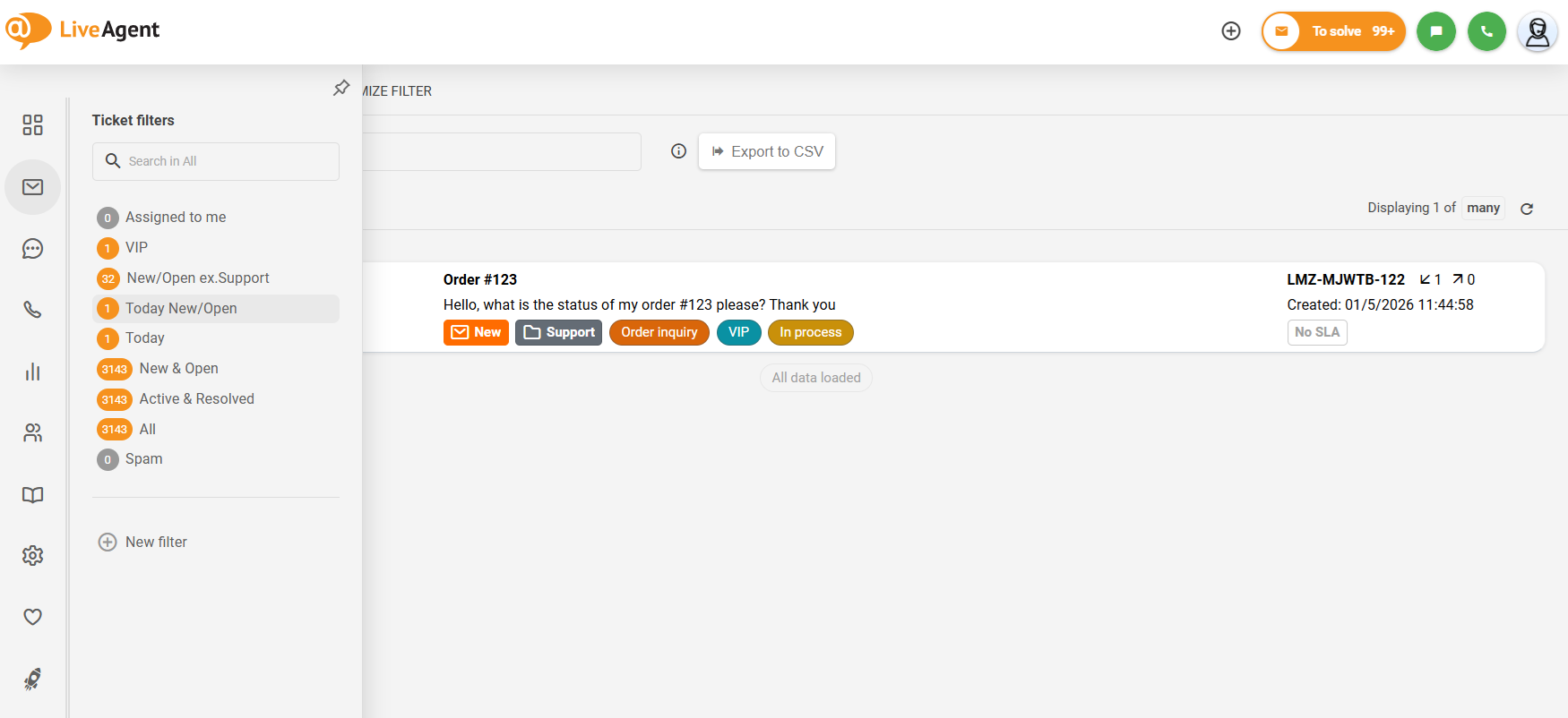 Vasakul küljel oleva alammenüü kokku panemise võimalus