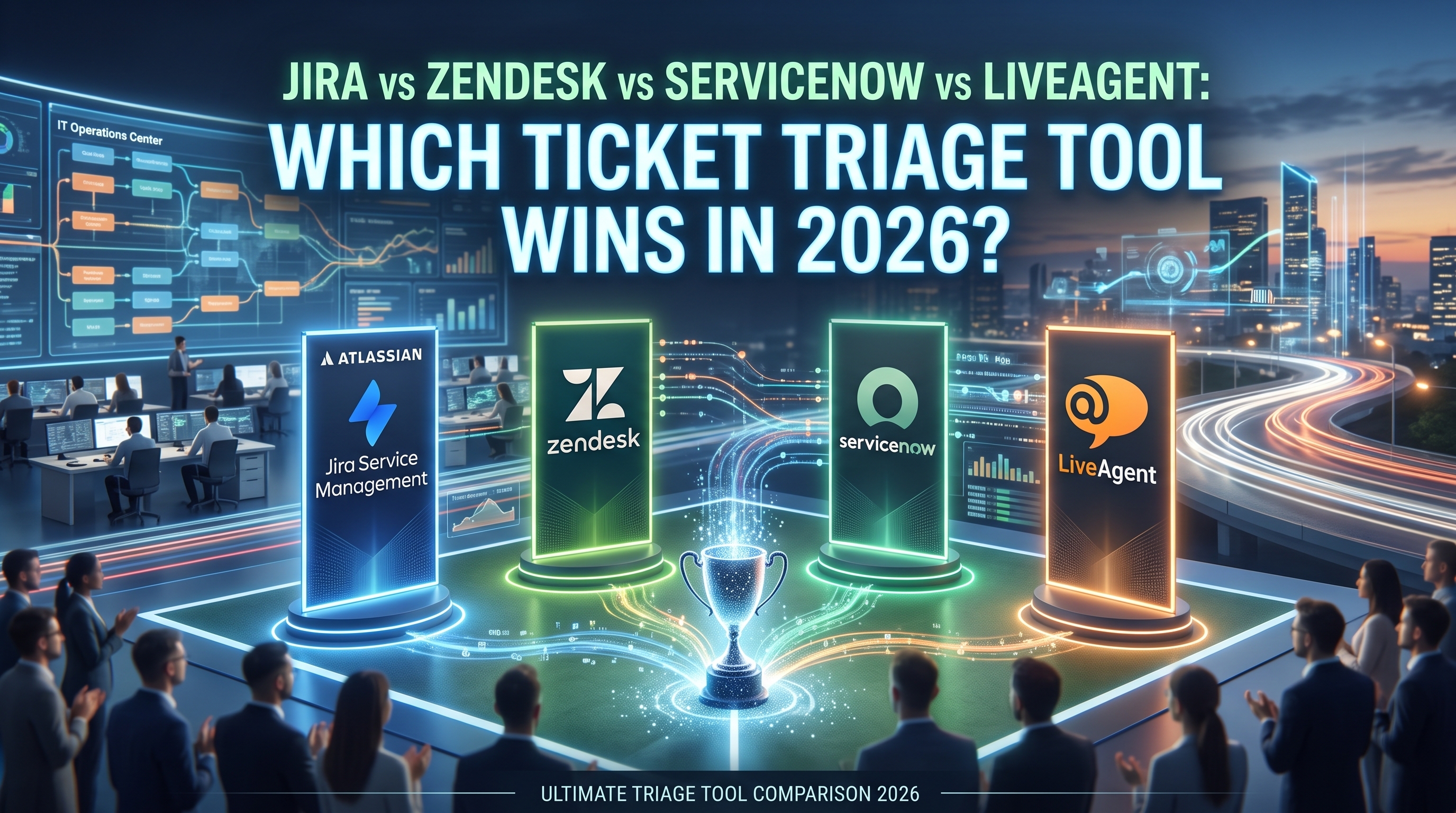 Jira vs Zendesk vs ServiceNow vs LiveAgent: Milline piletitrieaži tööriist võidab 2026. aastal?