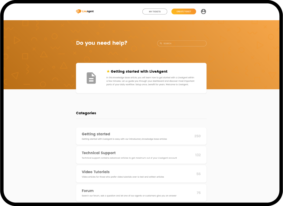 LiveAgenti sisemine teadmusbaas