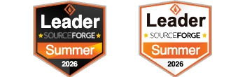 LiveAgent'i 2026. aasta suve liidri märk SourceForge'ilt