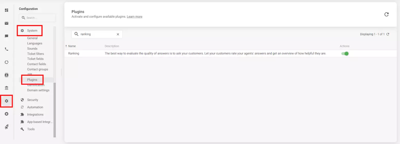 Pilt, mis näitab järgse vestluse uuringu sätteid LiveAgent live chat tarkvara jaoks.