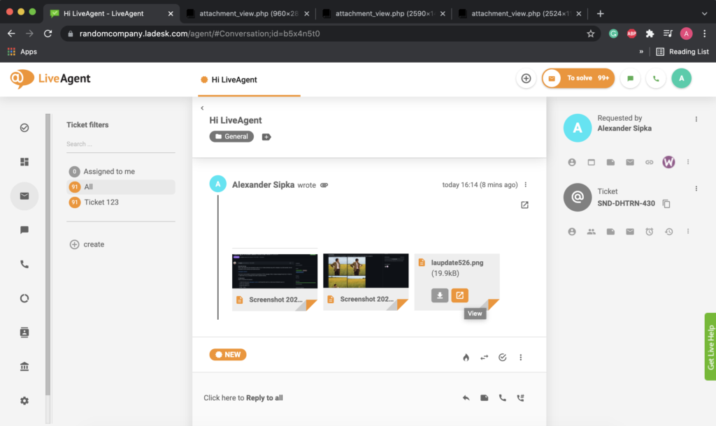 Manused veebibrauseris avatud mitmes vahekaardes