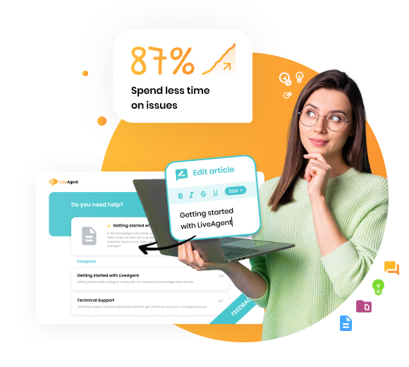 Aega säästmine LiveAgentiga