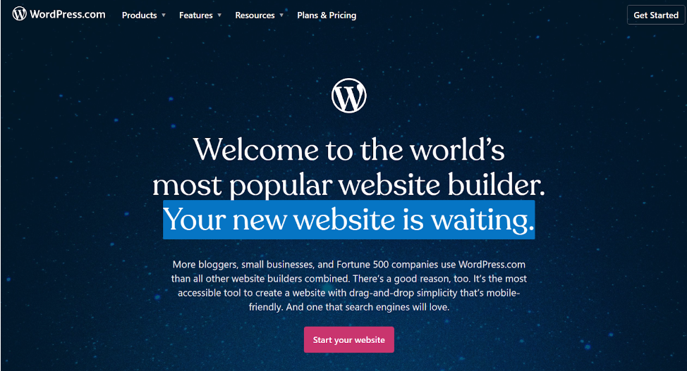 WordPress koduleht