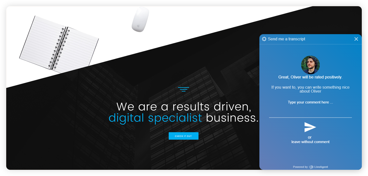 Näide ettevõtte järelküsitlusest