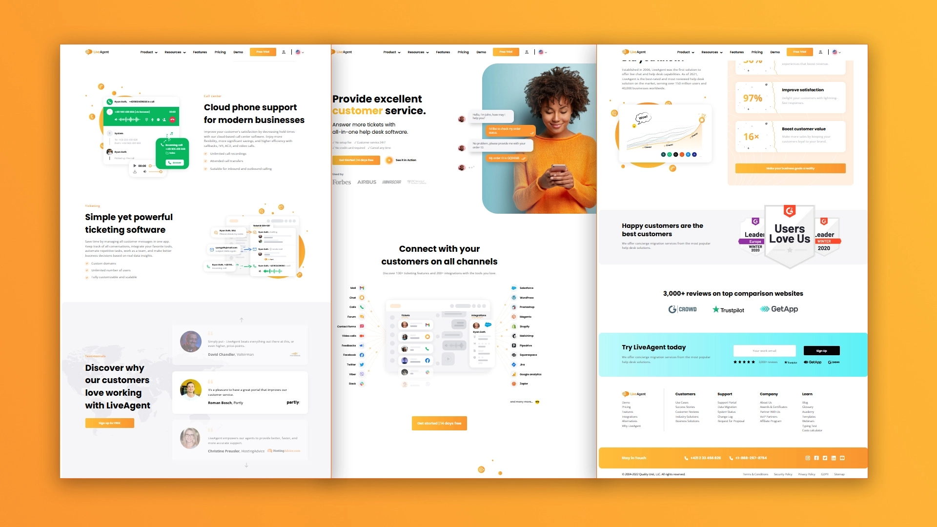 LiveAgent'i koduleht