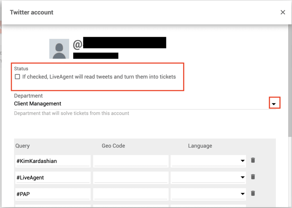 Twitteri jälgimine mainimisi