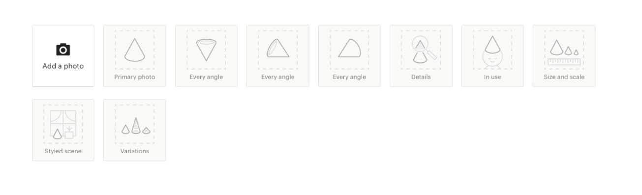 Lisage toote foto oma Etsy poodi