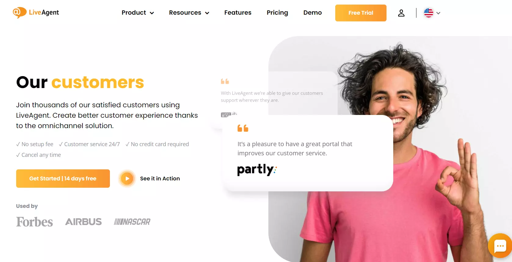 LiveAgenti meie kliendid leht