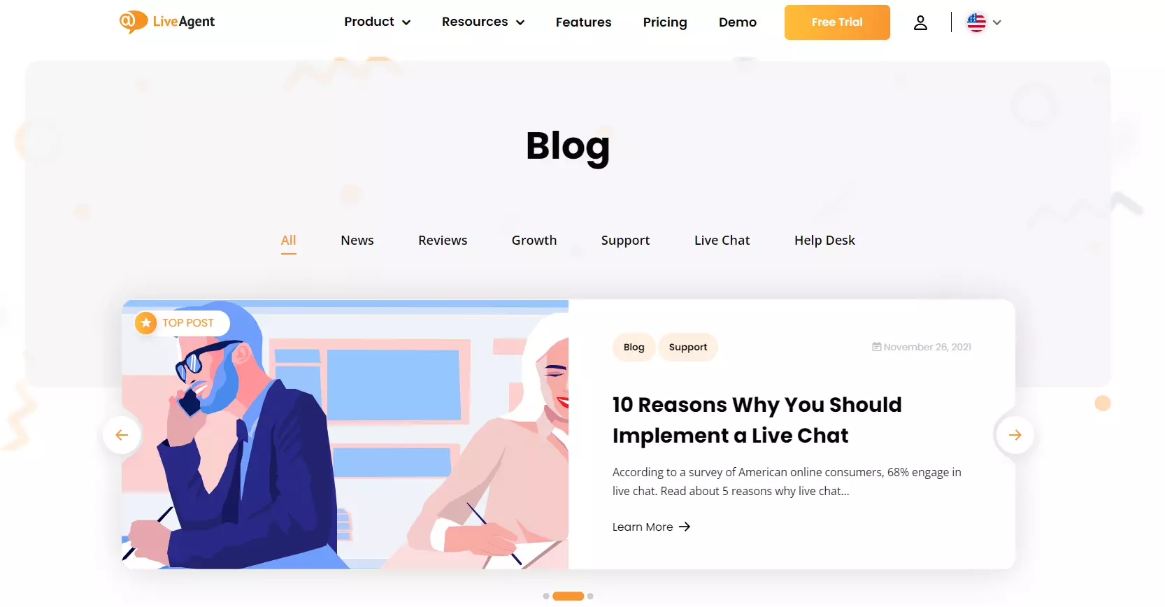 Blogging illustration