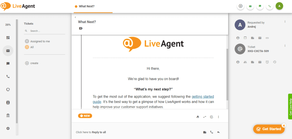 LiveAgenti kaasamine