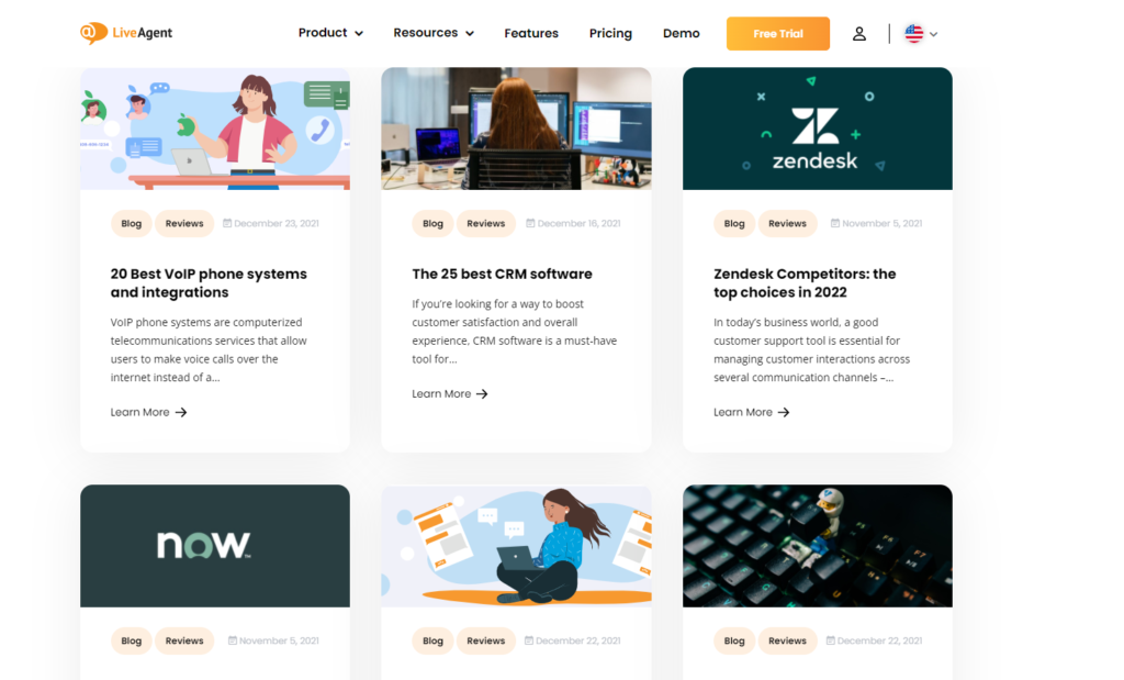 LiveAgent blogi