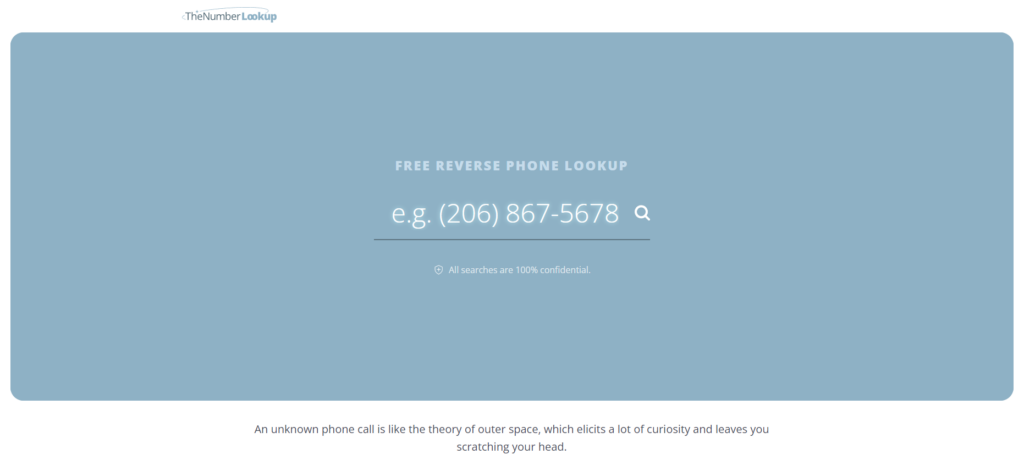 TheNumberLookup koduleht