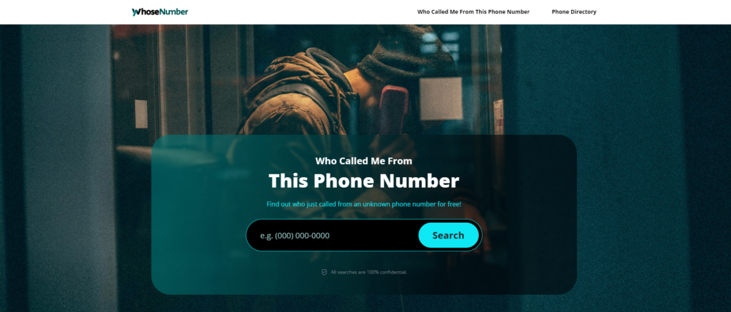 WhoseNumber koduleht