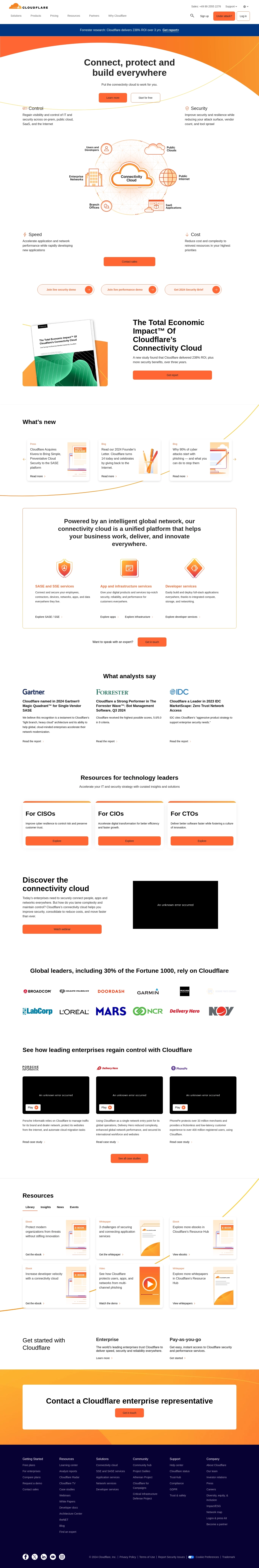 Cloudflare'i abiteenuse kontaktid