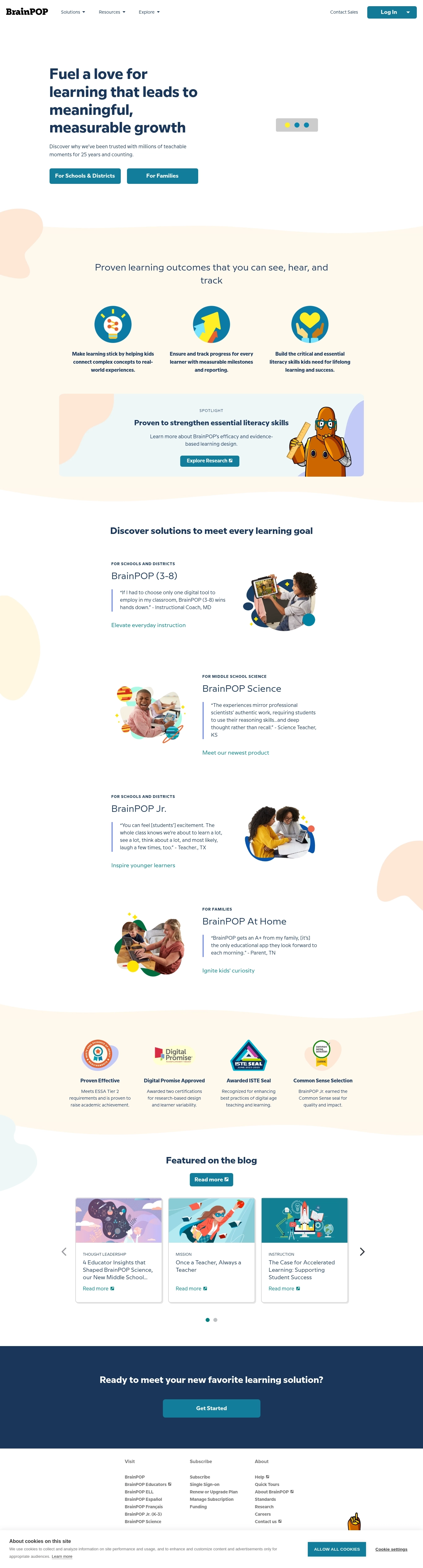 BrainPOP Help Desk Kontaktid