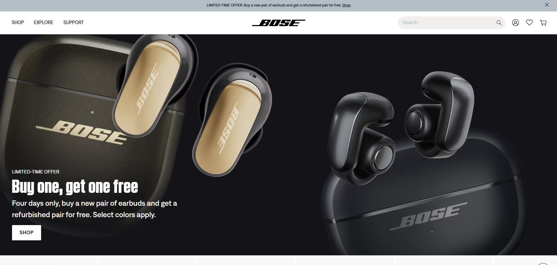 Bose'i abikeskuse kontaktid