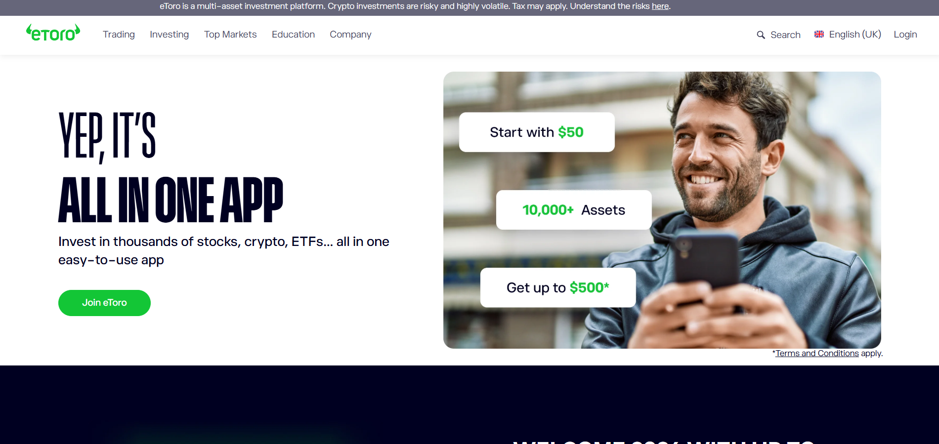 eToro klienditoe kontaktid