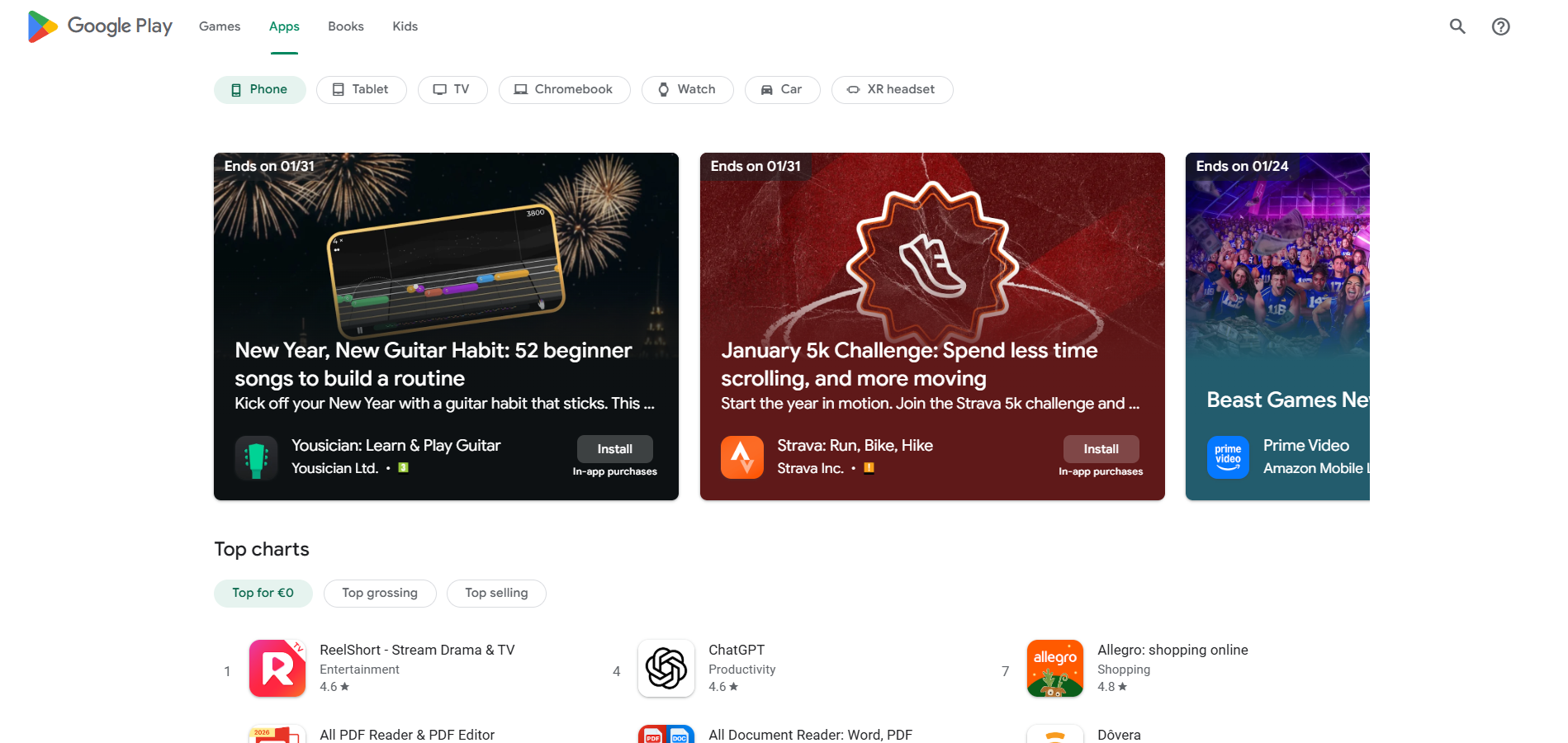 Google Play klienditoe kontaktid