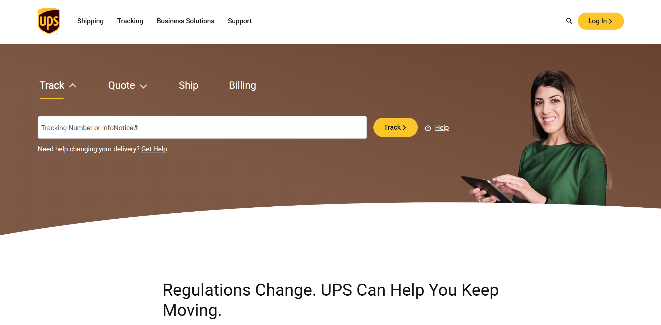 UPS Help Desk Kontaktid