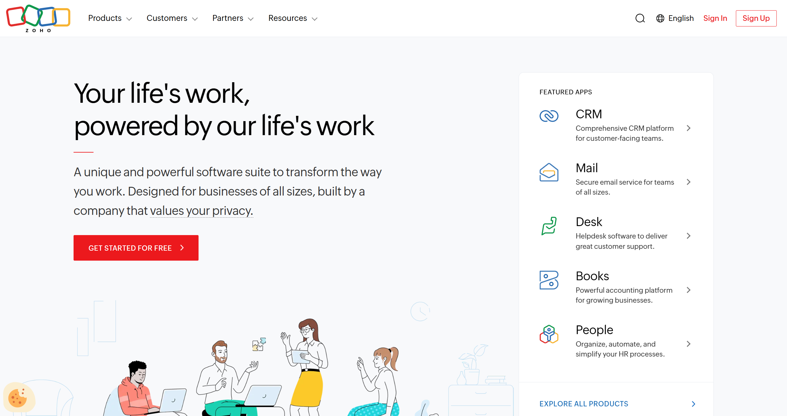 Zoho Help Desk Kontaktid