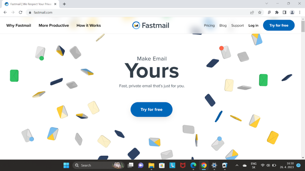 Fastmail koduleht