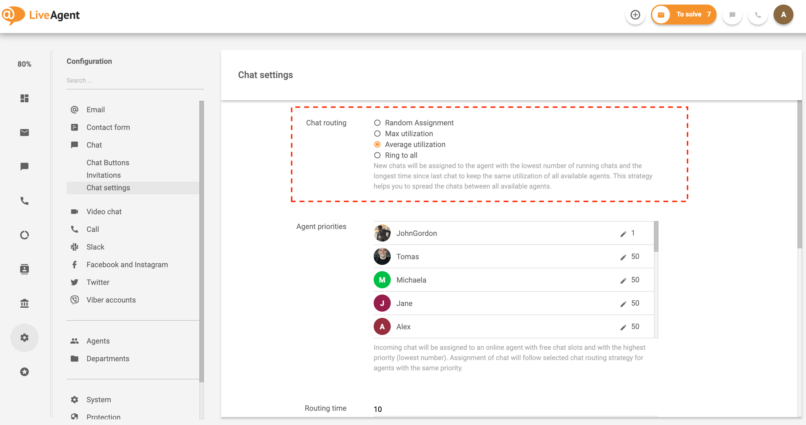 Automatiseeritud piletite jaotus ja vestluse marsruutimine