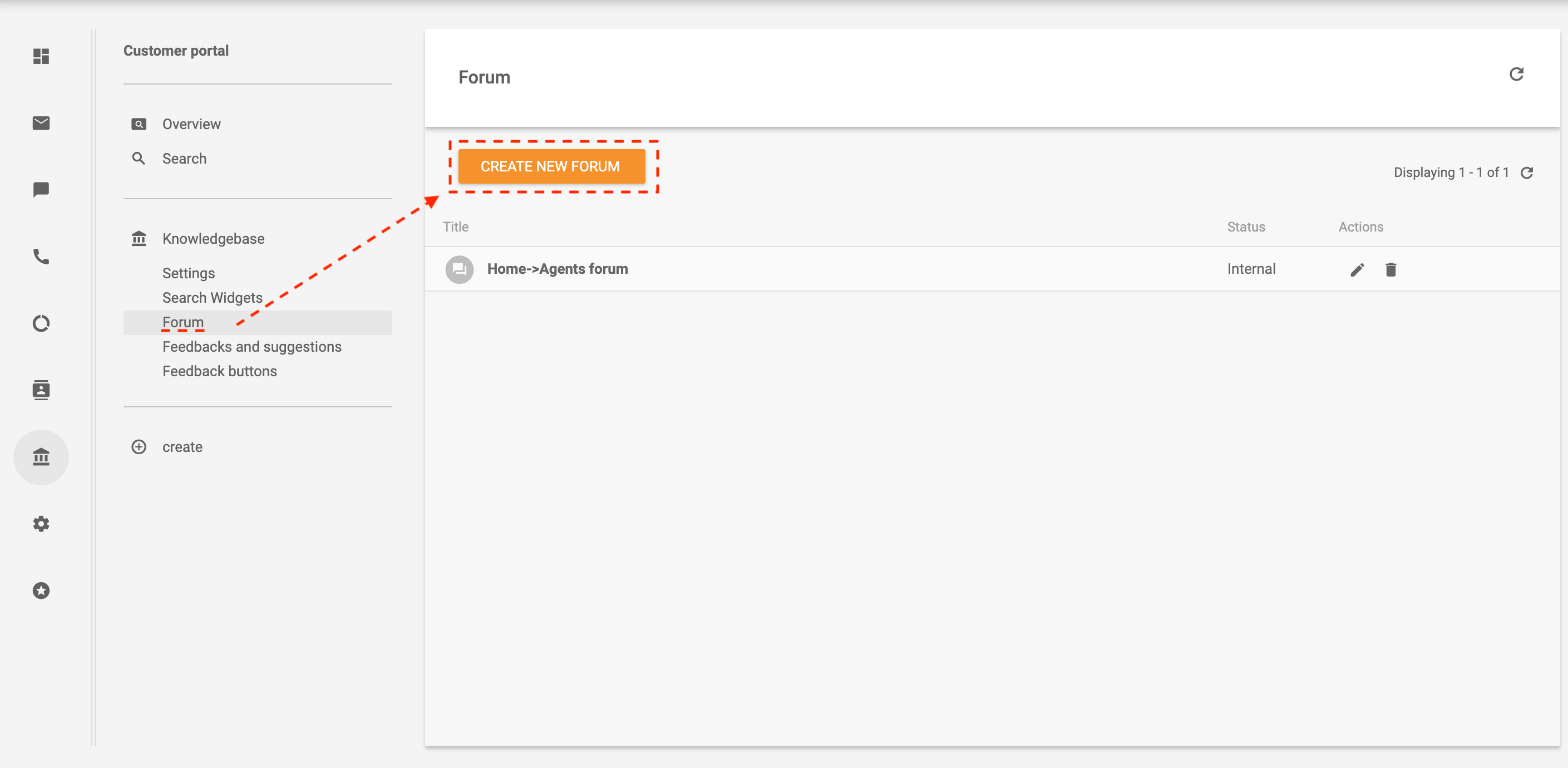 Foorumi loomine LiveAgentis