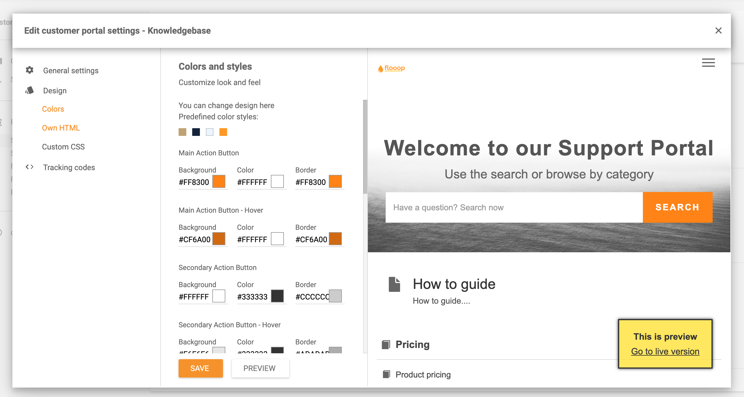 Foorumitarkvara kohandamine LiveAgentis