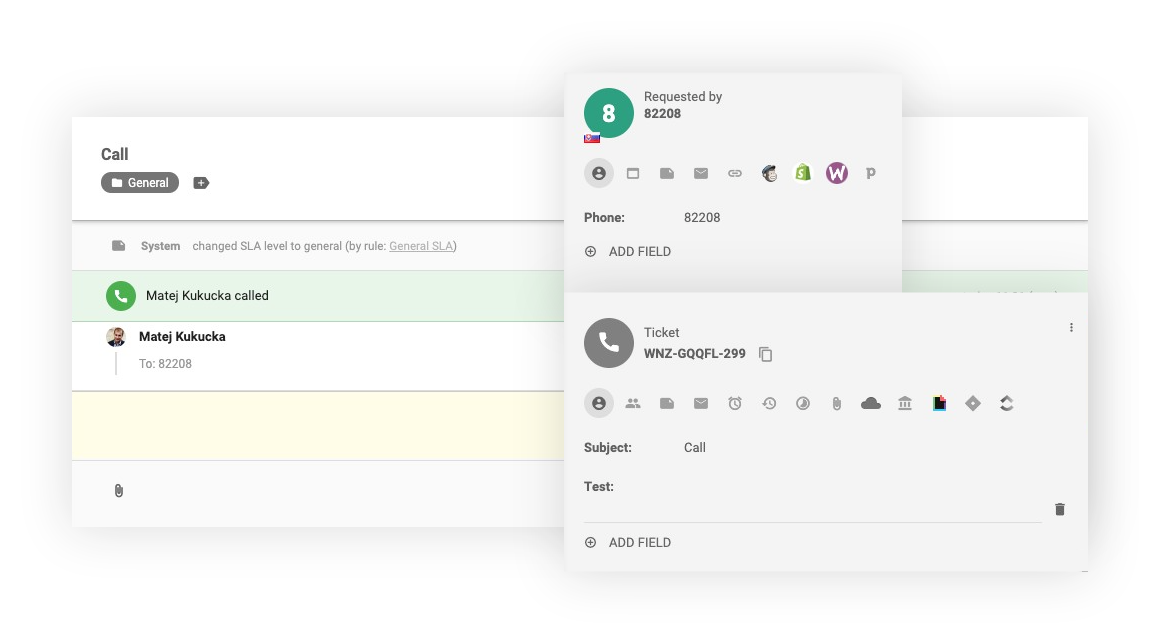 Sisemise kõne liides LiveAgentis