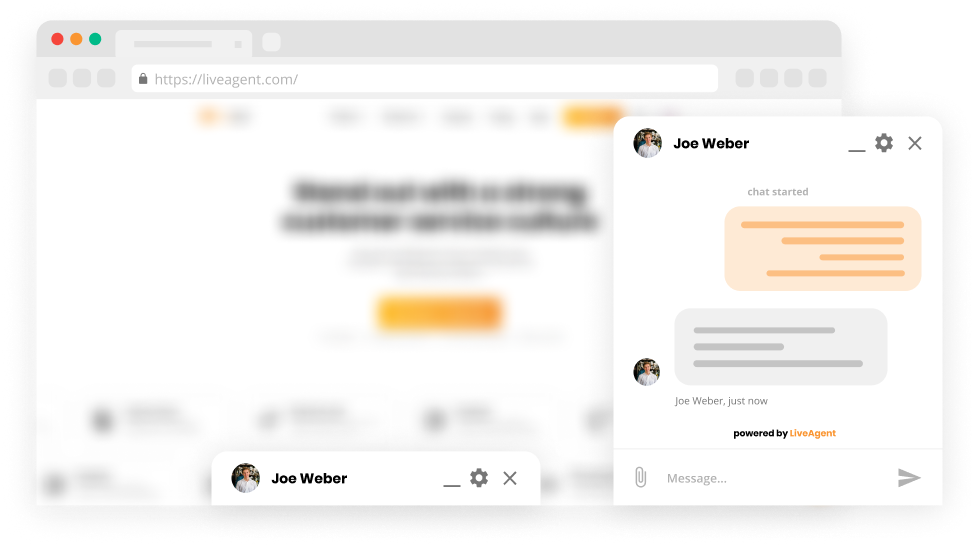 Vestluse akna dokimine