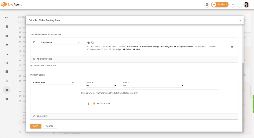 Piletite marsruutimise reeglite seadistamine - 2. osa