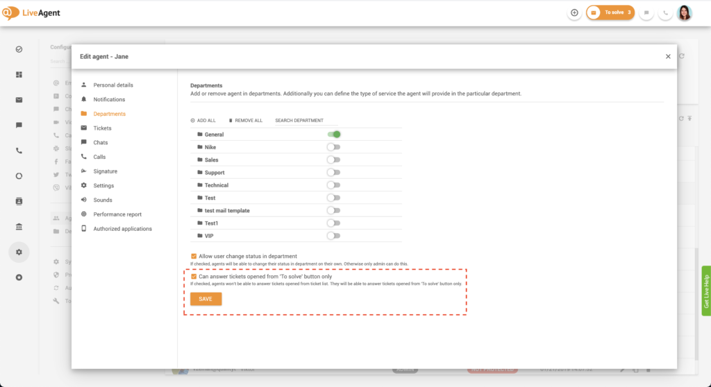 Ainult lahendamise seaded