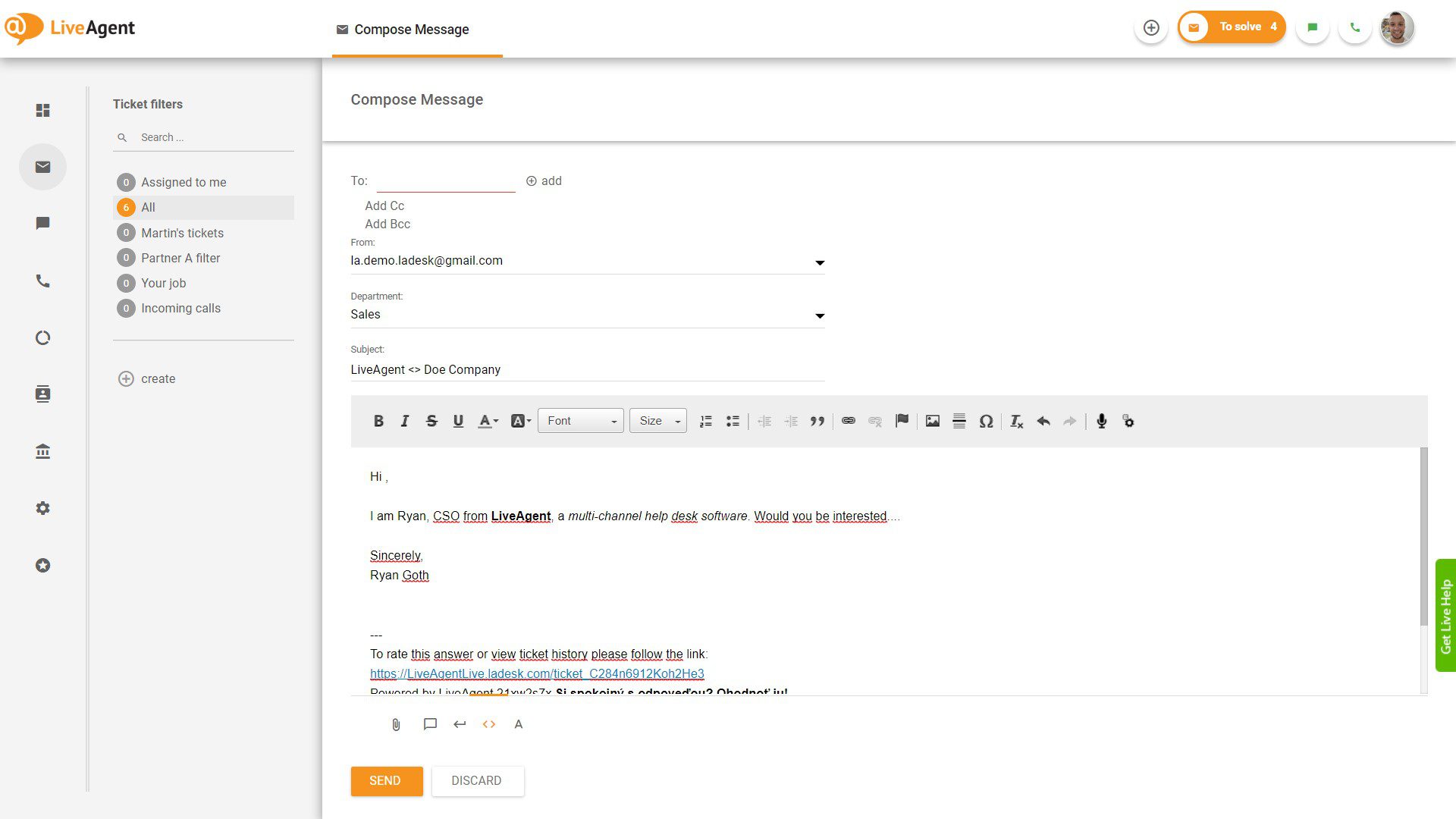 WYSIWYG redaktor uues piletis